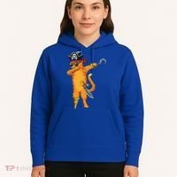 Dabbing Spooky Pirate Cat Halloween Costume Great Gift Hoodie thumb 5