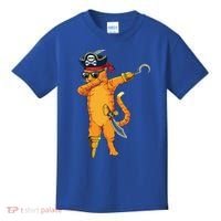 Dabbing Spooky Pirate Cat Halloween Costume Great Gift Kids T-Shirt thumb 0