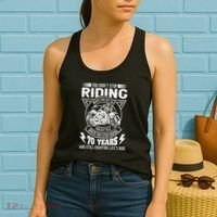 DonT Stop Riding When You Get Old Motorcycle 70th Birthday Women's Tank Top thumb 2