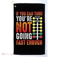 Dragster Saying Race car Driver Skill Drag Racing  Golf Towel thumb 0