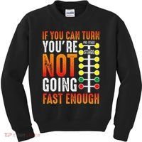Dragster Saying Race car Driver Skill Drag Racing  Kids Sweatshirt thumb 0