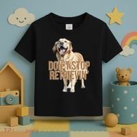 DonT Stop Retrievin Funny Golden Retriever Toddler T-Shirt thumb 3
