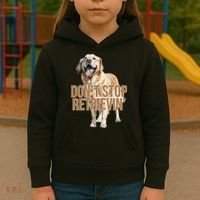 DonT Stop Retrievin Funny Golden Retriever Kids Hoodie thumb 3