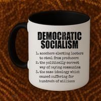 Democratic Socialism Republican Politcal Coffee Mug thumb 2