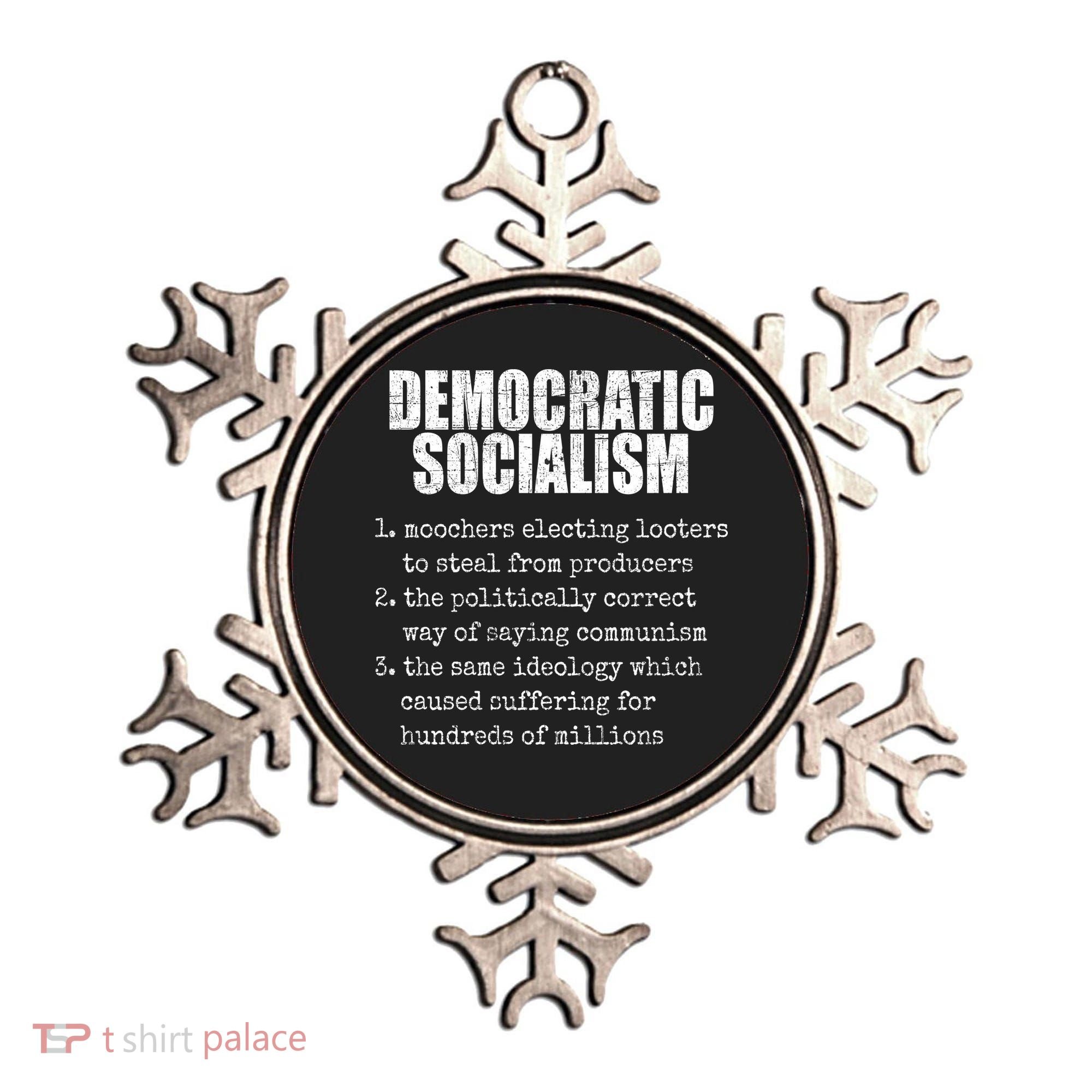 Democratic Socialism Republican Politcal Ornament