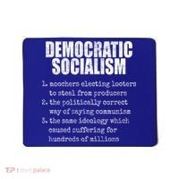 Democratic Socialism Republican Politcal Mousepad thumb 0