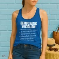 Democratic Socialism Republican Politcal Women's Tank Top thumb 2