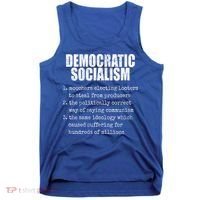 Democratic Socialism Republican Politcal Tank Top thumb 0