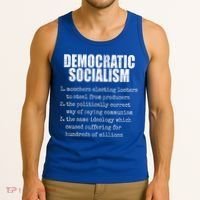 Democratic Socialism Republican Politcal Tank Top thumb 3