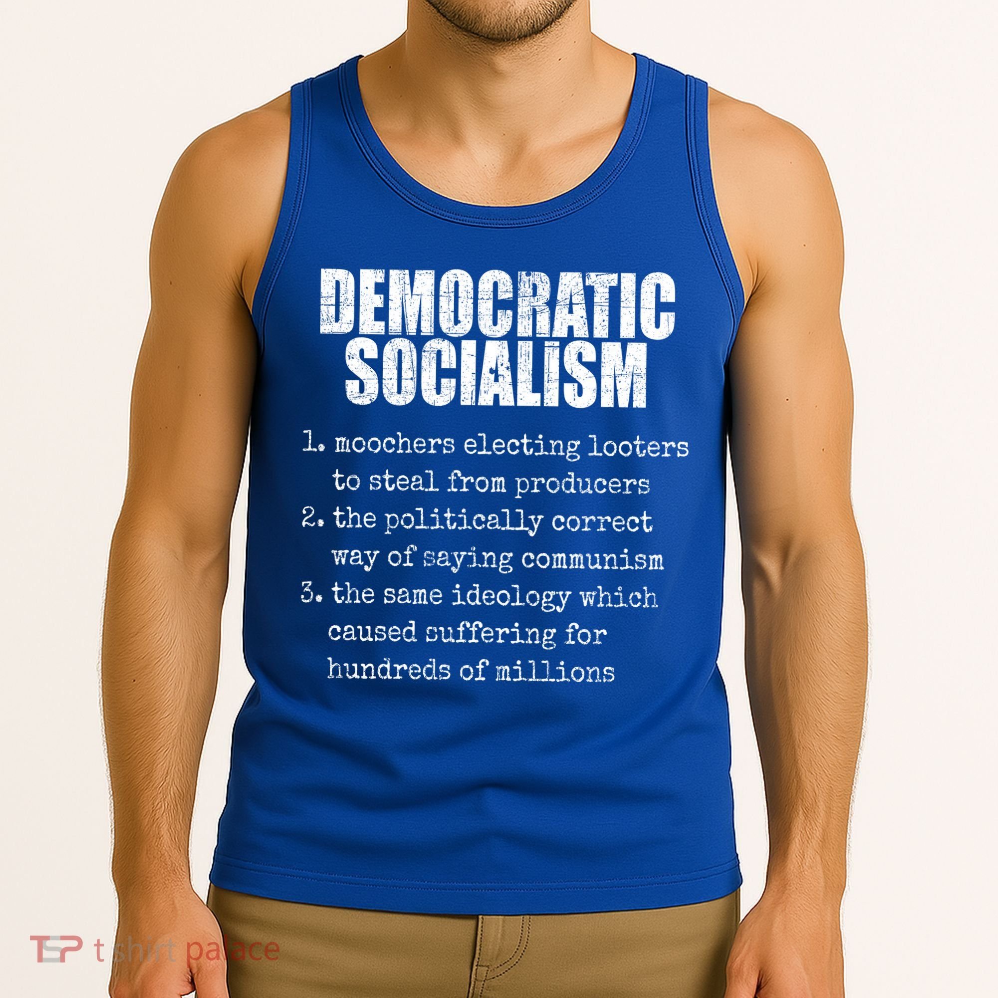 Democratic Socialism Republican Politcal Tank Top