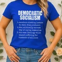 Democratic Socialism Republican Politcal Women's T-Shirt thumb 2