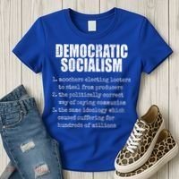 Democratic Socialism Republican Politcal Women's T-Shirt thumb 3