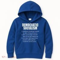 Democratic Socialism Republican Politcal Kids Hoodie thumb 0