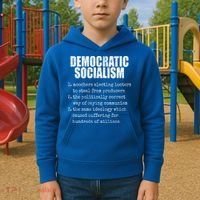 Democratic Socialism Republican Politcal Kids Hoodie thumb 2