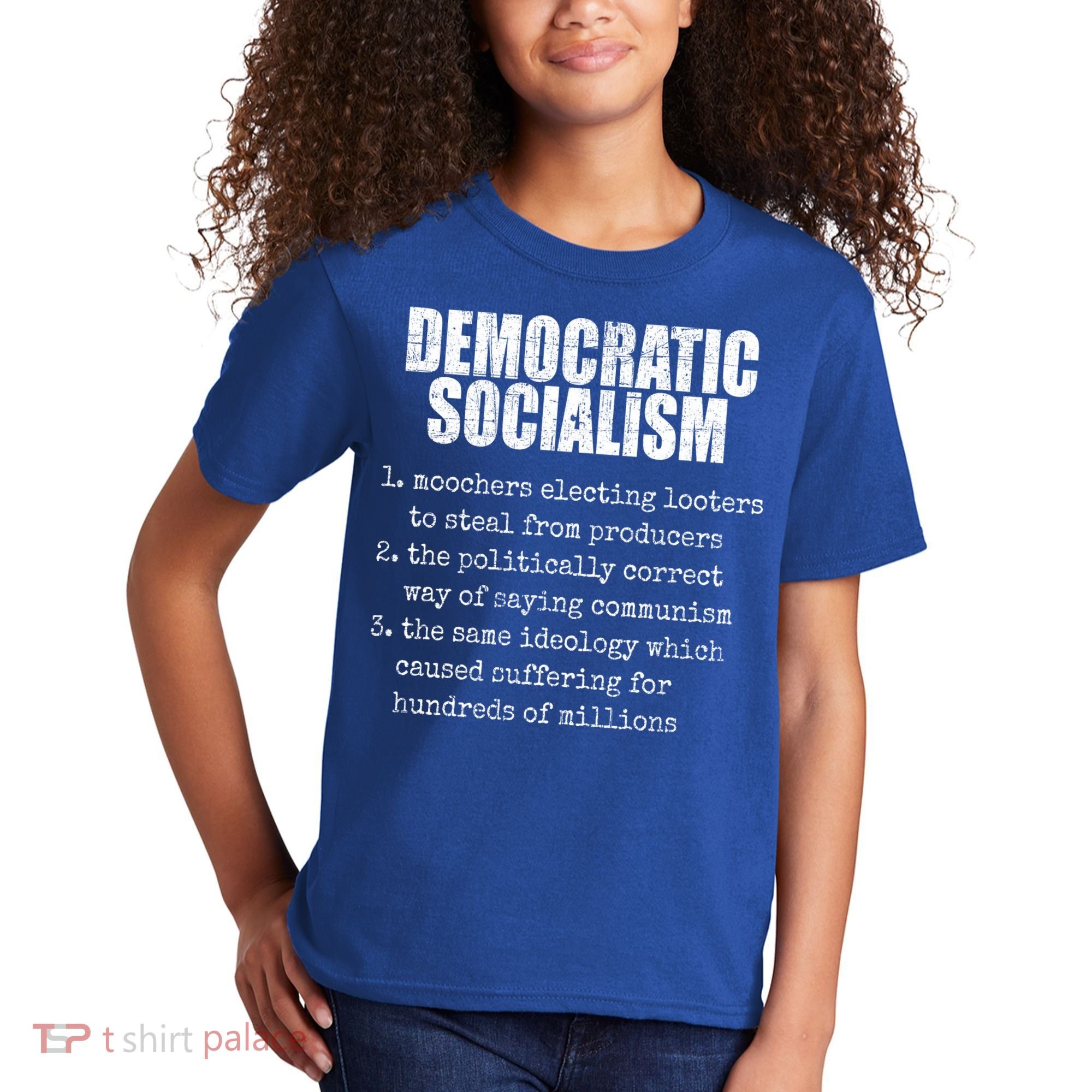 Democratic Socialism Republican Politcal Kids T-Shirt