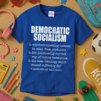 Democratic Socialism Republican Politcal Kids T-Shirt thumb 3