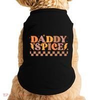 Daddy Spice Retro Checkered Thanksgiving Family Matching Dad Gift Doggie Tank thumb 0
