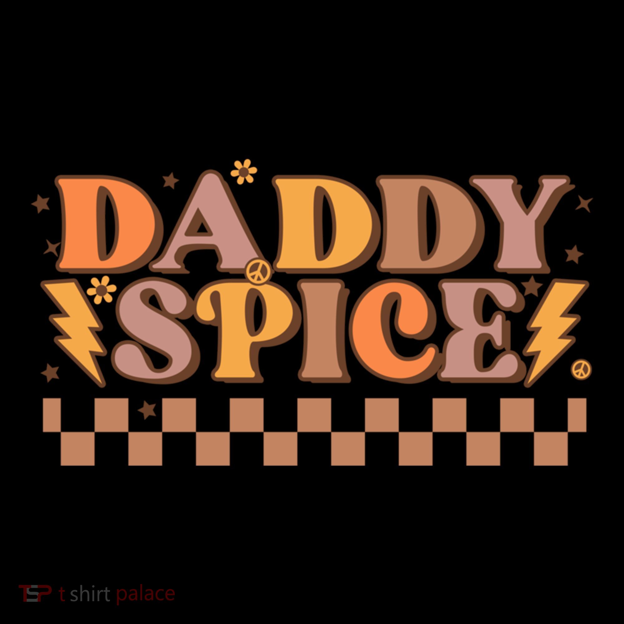 Daddy Spice Retro Checkered Thanksgiving Family Matching Dad Gift Coffee Mug