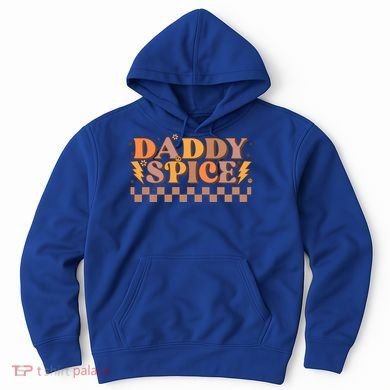 Daddy Spice Retro Checkered Thanksgiving Family Matching Dad Gift Hoodie