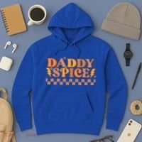 Daddy Spice Retro Checkered Thanksgiving Family Matching Dad Gift Hoodie thumb 3