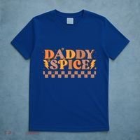 Daddy Spice Retro Checkered Thanksgiving Family Matching Dad Gift T-Shirt thumb 5