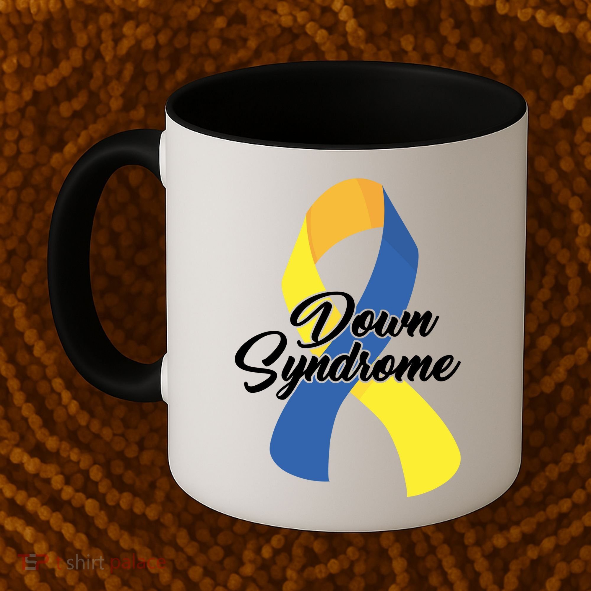 Down Syndrome Ribbon Awareness Coffee Mug