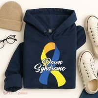 Down Syndrome Ribbon Awareness Hoodie thumb 4