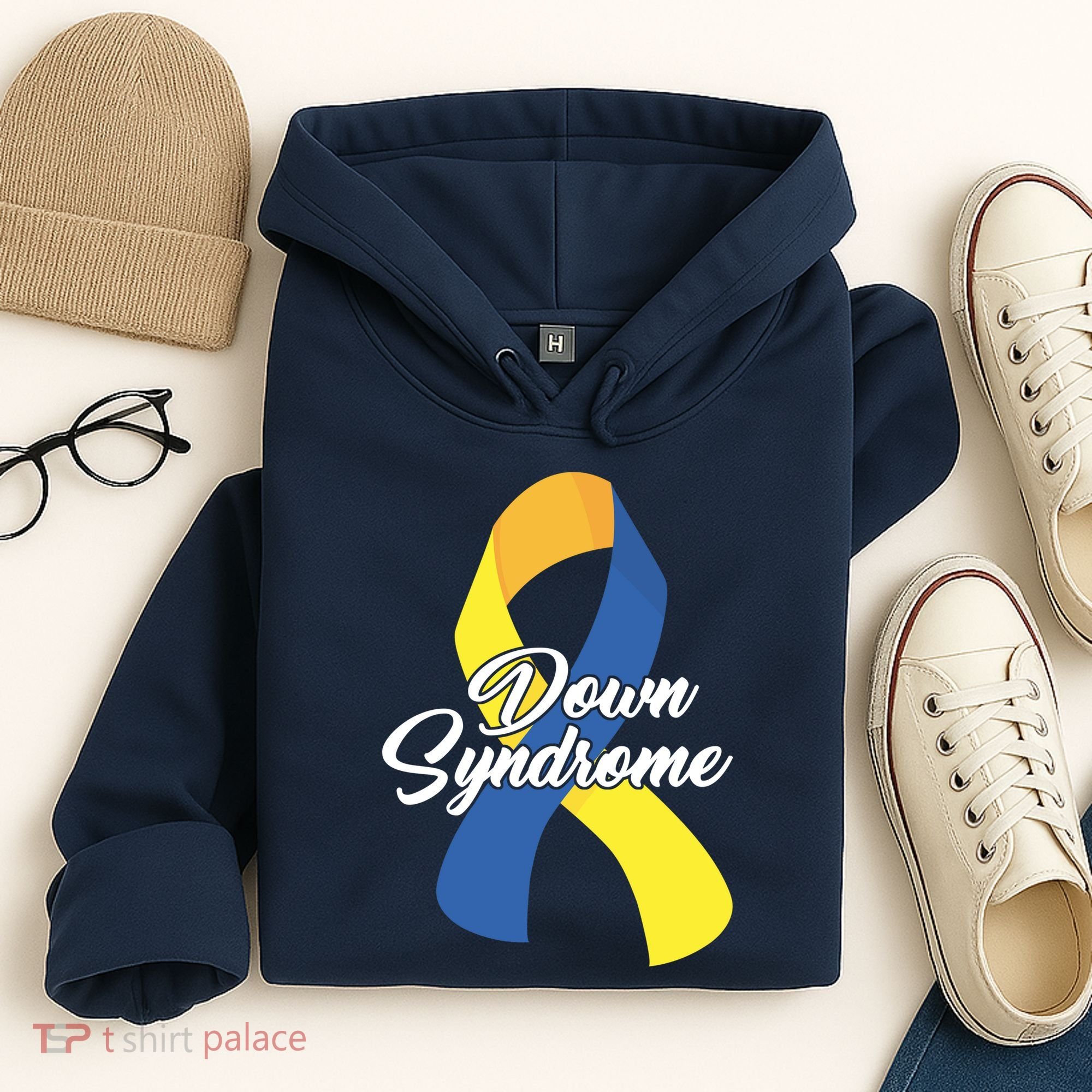 Down Syndrome Ribbon Awareness Hoodie