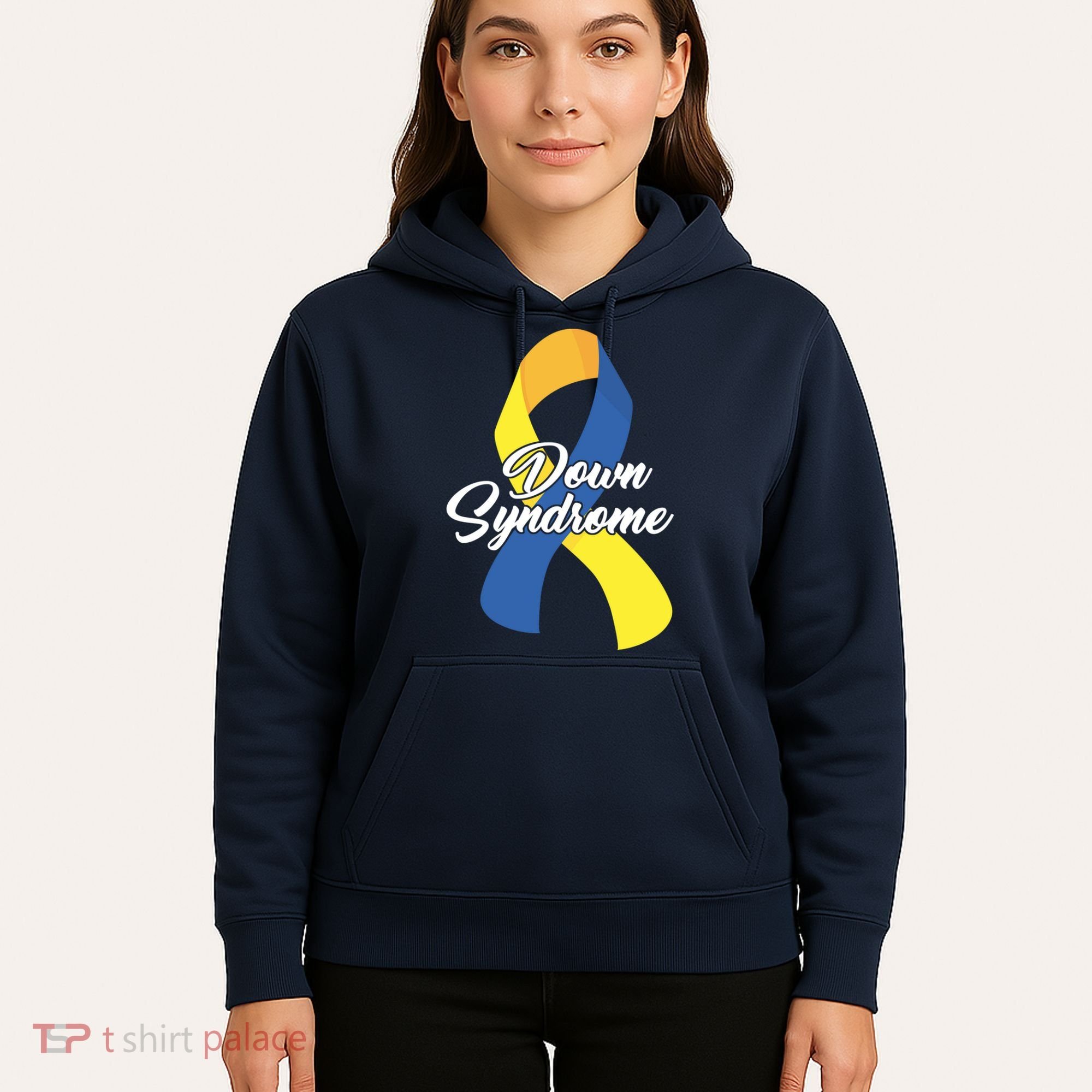 Down Syndrome Ribbon Awareness Hoodie