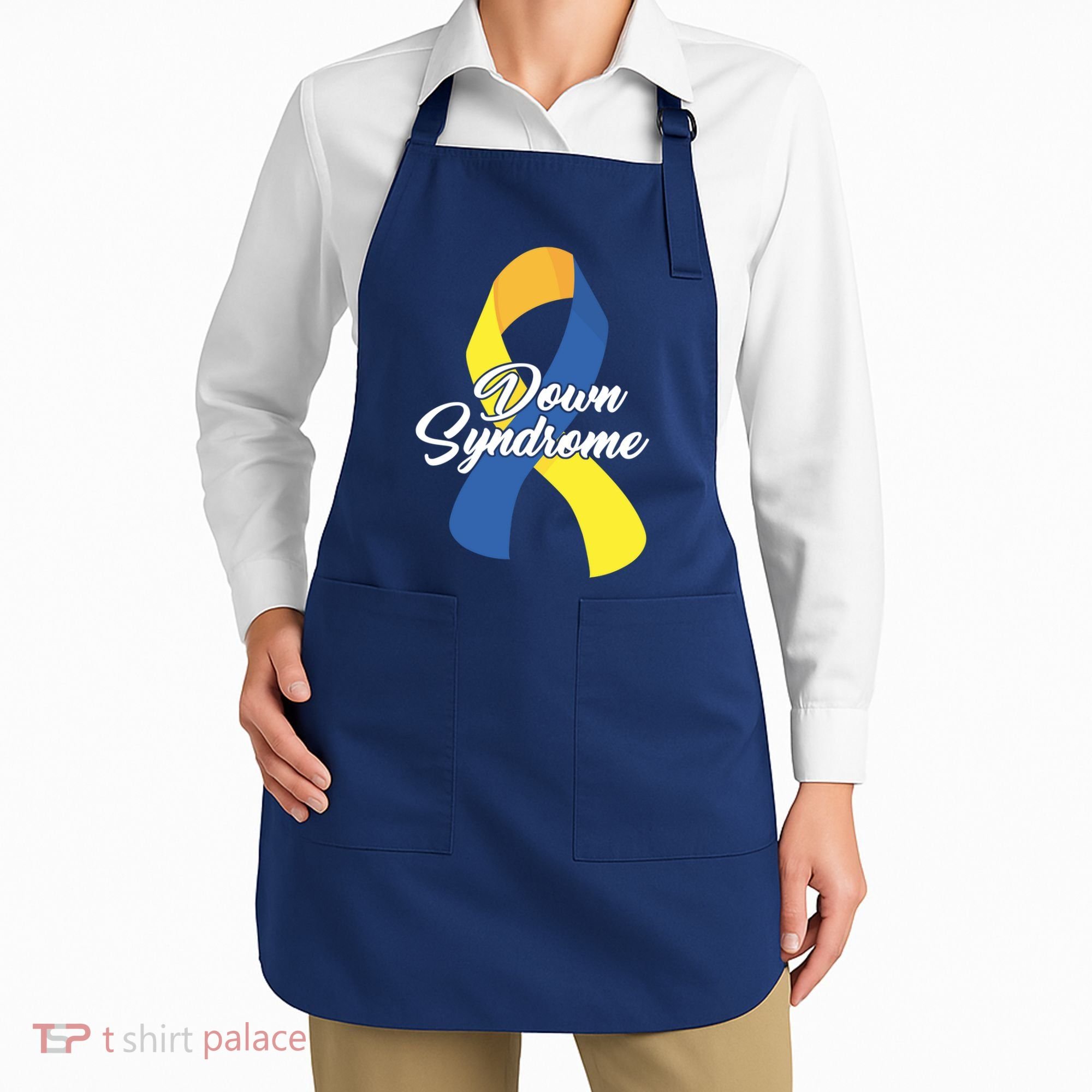 Down Syndrome Ribbon Awareness Apron