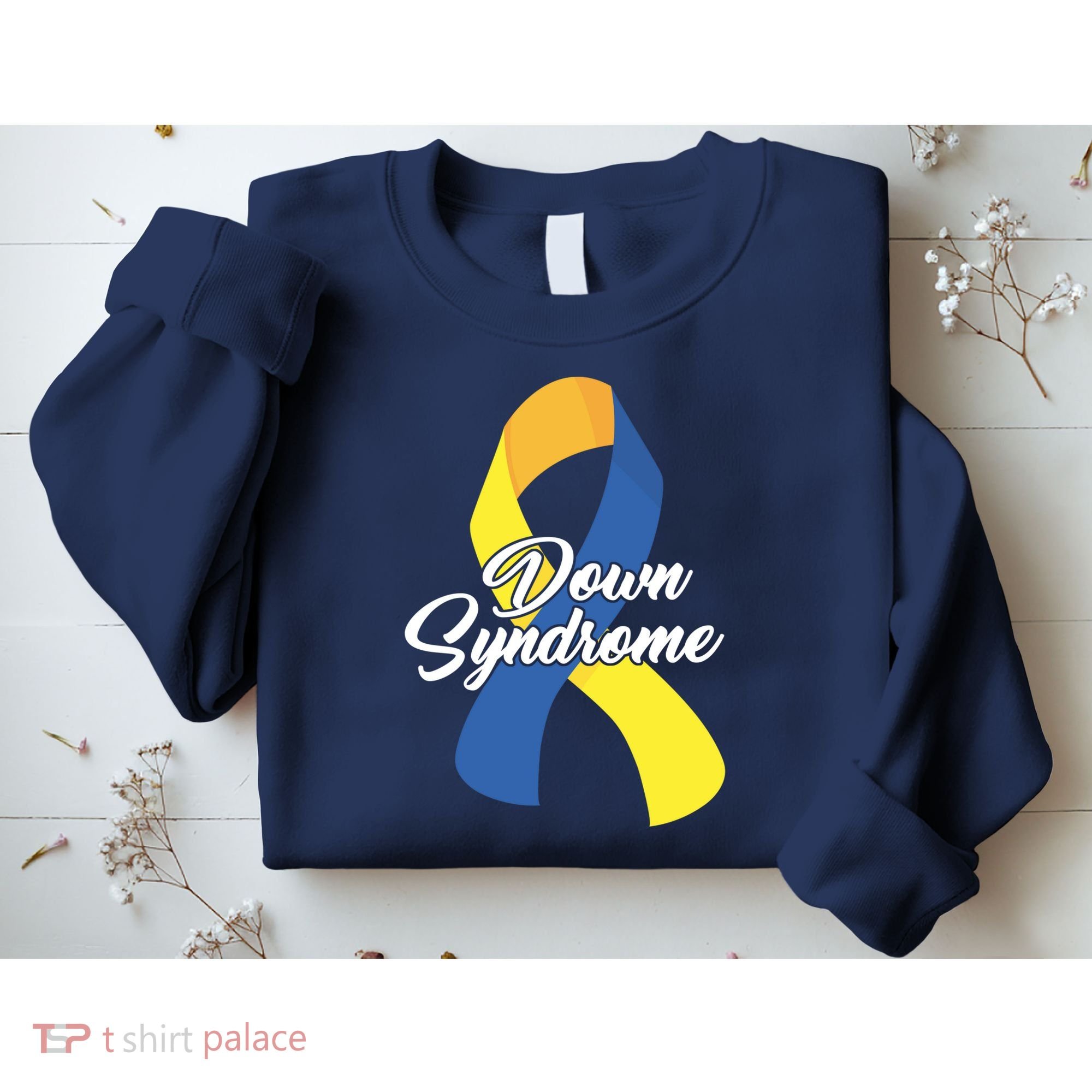 Down Syndrome Ribbon Awareness Sweatshirt