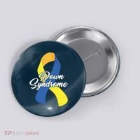 Down Syndrome Ribbon Awareness Button thumb 0
