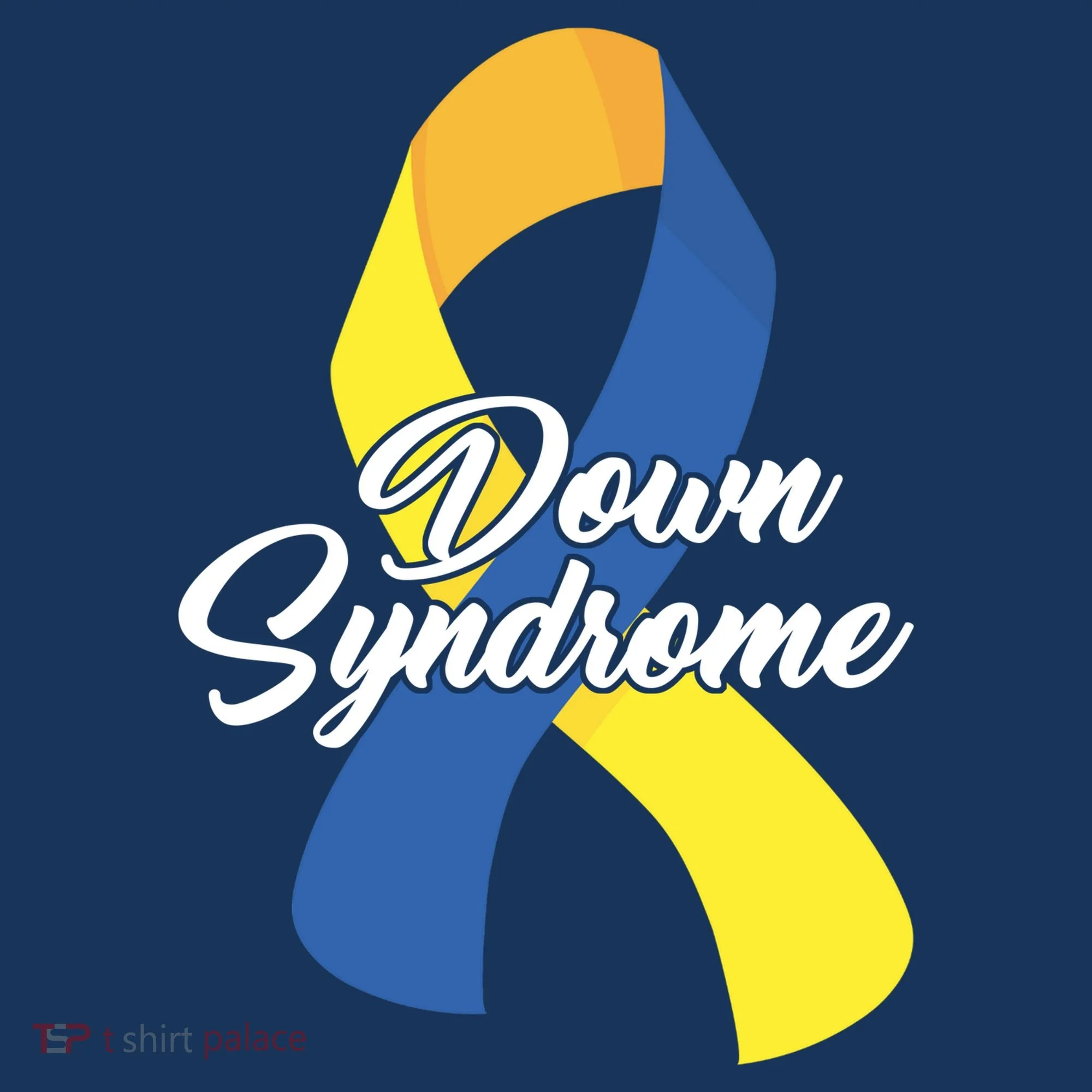 Down Syndrome Ribbon Awareness Button