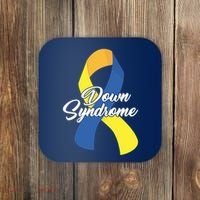 Down Syndrome Ribbon Awareness Coaster thumb 0