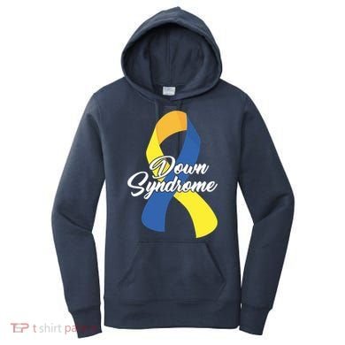 Down Syndrome Ribbon Awareness Women's Hoodie