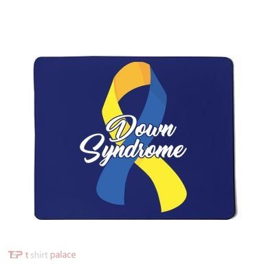 Down Syndrome Ribbon Awareness Mousepad
