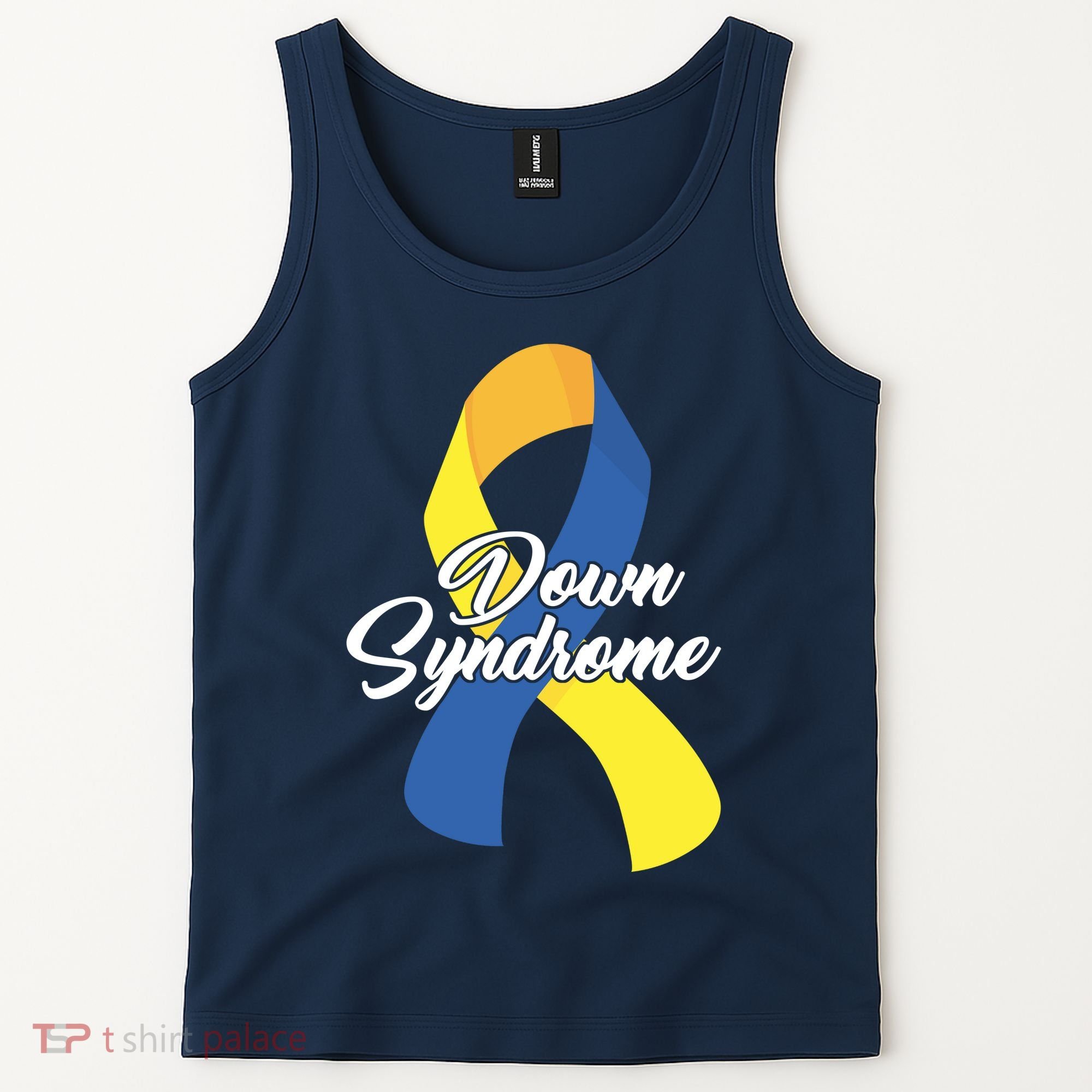 Down Syndrome Ribbon Awareness Tank Top