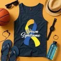 Down Syndrome Ribbon Awareness Tank Top thumb 4