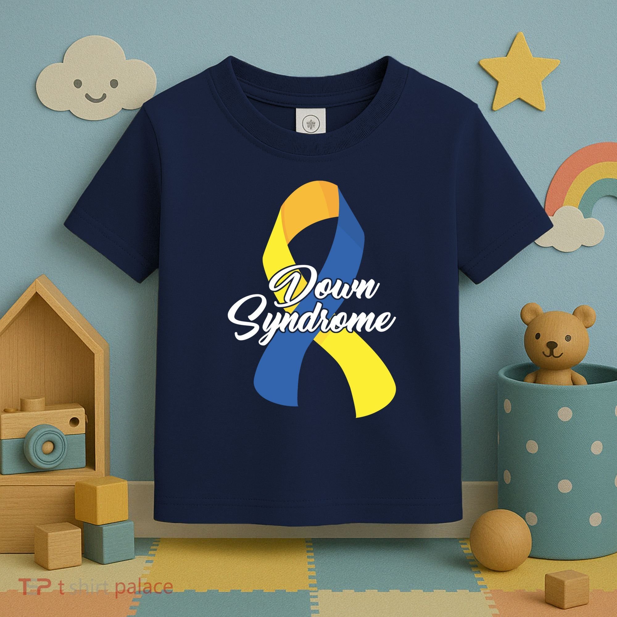 Down Syndrome Ribbon Awareness Toddler T-Shirt
