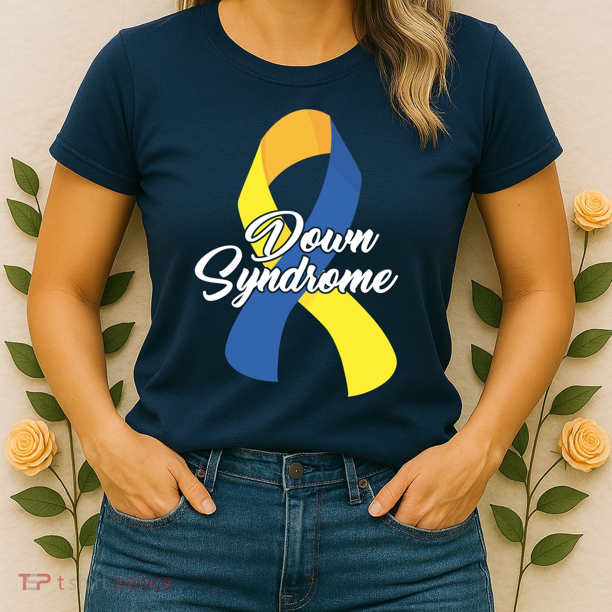Down Syndrome Ribbon Awareness Women's T-Shirt