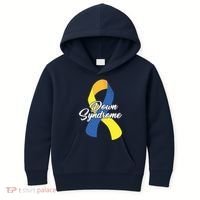 Down Syndrome Ribbon Awareness Kids Hoodie thumb 0
