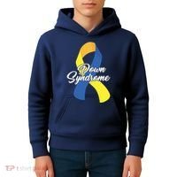 Down Syndrome Ribbon Awareness Kids Hoodie thumb 4
