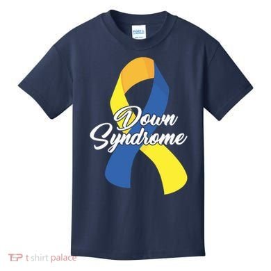 Down Syndrome Ribbon Awareness Kids T-Shirt