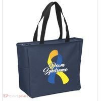Down Syndrome Ribbon Awareness Tote Bag thumb 2