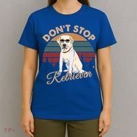 Dont Stop Retrievin Yellow Lab Gift Retro Vintage Meaningful Gift T-Shirt thumb 4