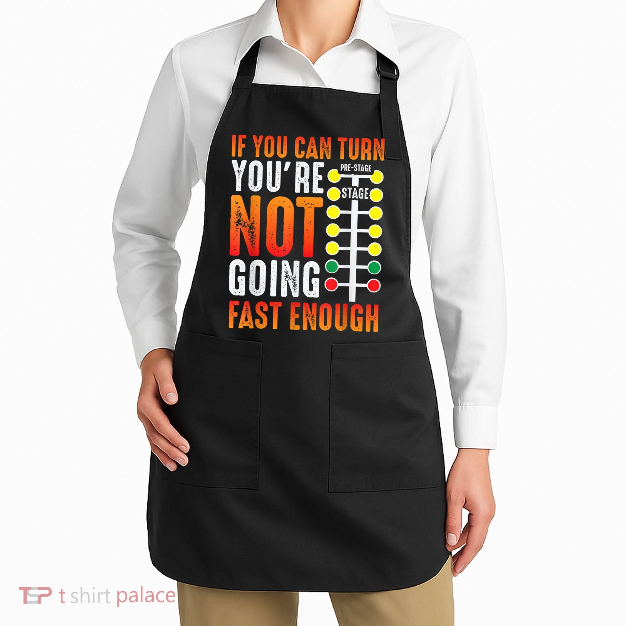 Dragster Saying Race Car Driver Skill Drag Racing Apron