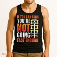 Dragster Saying Race Car Driver Skill Drag Racing Tank Top thumb 3