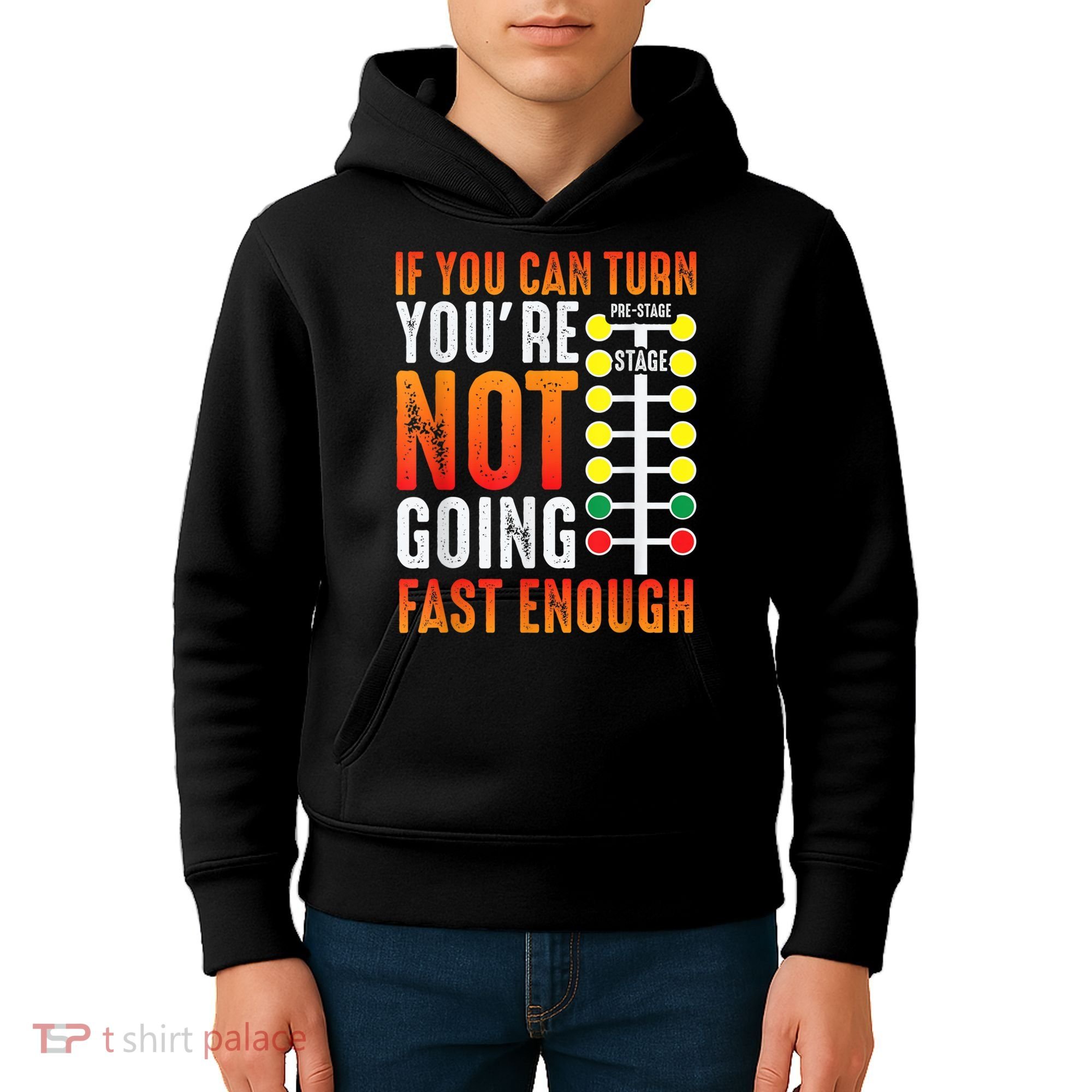 Dragster Saying Race Car Driver Skill Drag Racing Kids Hoodie