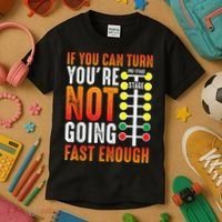 Dragster Saying Race Car Driver Skill Drag Racing Kids T-Shirt thumb 3