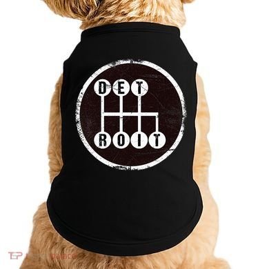 Detroit Stick Shift Design Doggie Tank